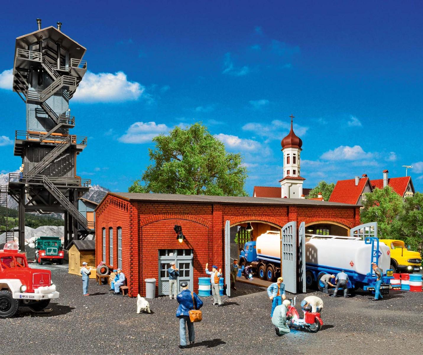 Vollmer 45642 H0 LKW-Werkstatt - Polyplate
