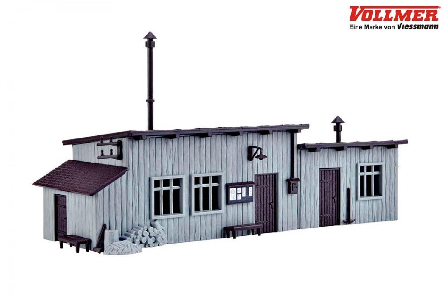 Vollmer 45713 H0 Bauhütte braun