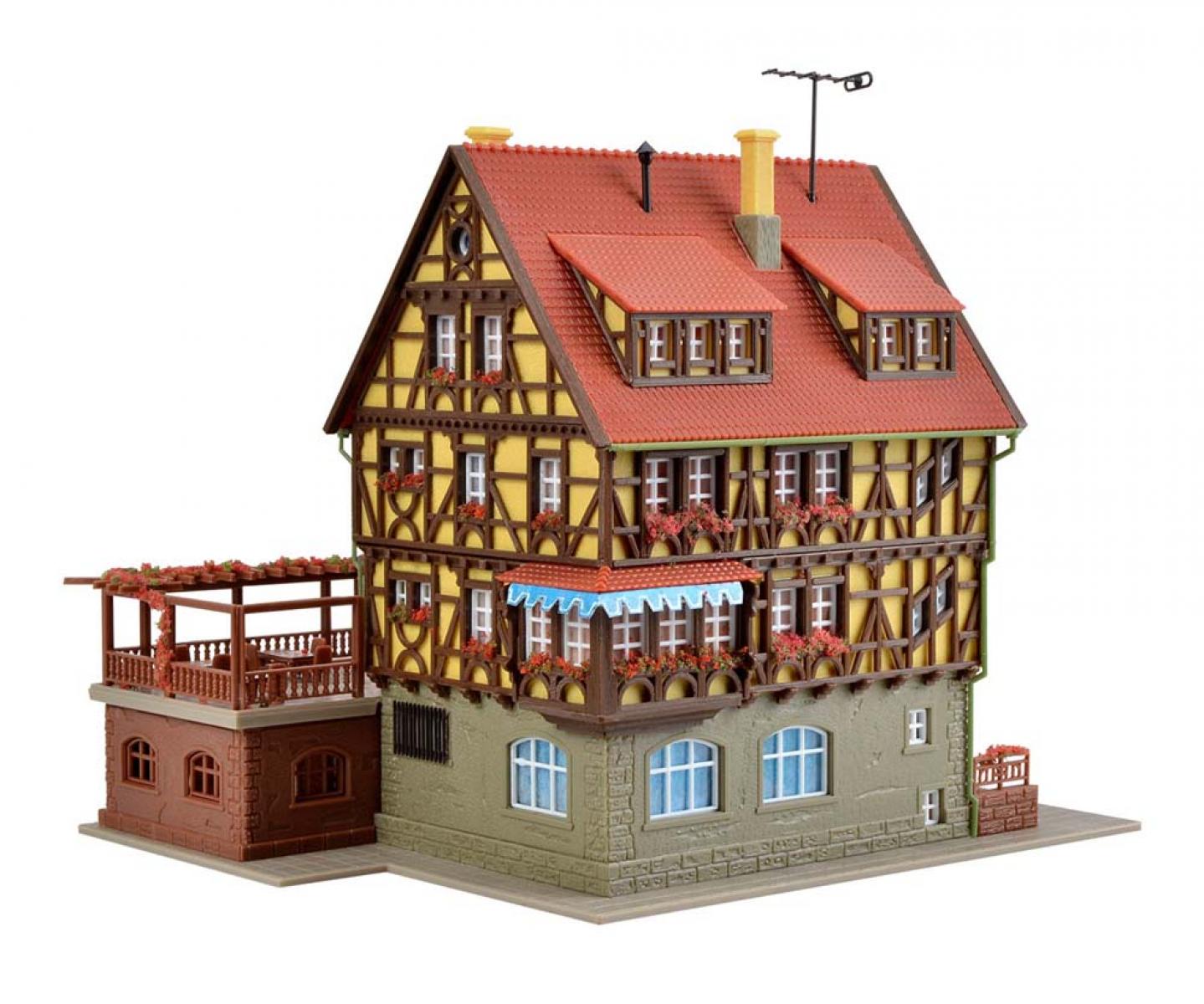 Vollmer 47688 N Bäckerei mit Gartencafé (LED)