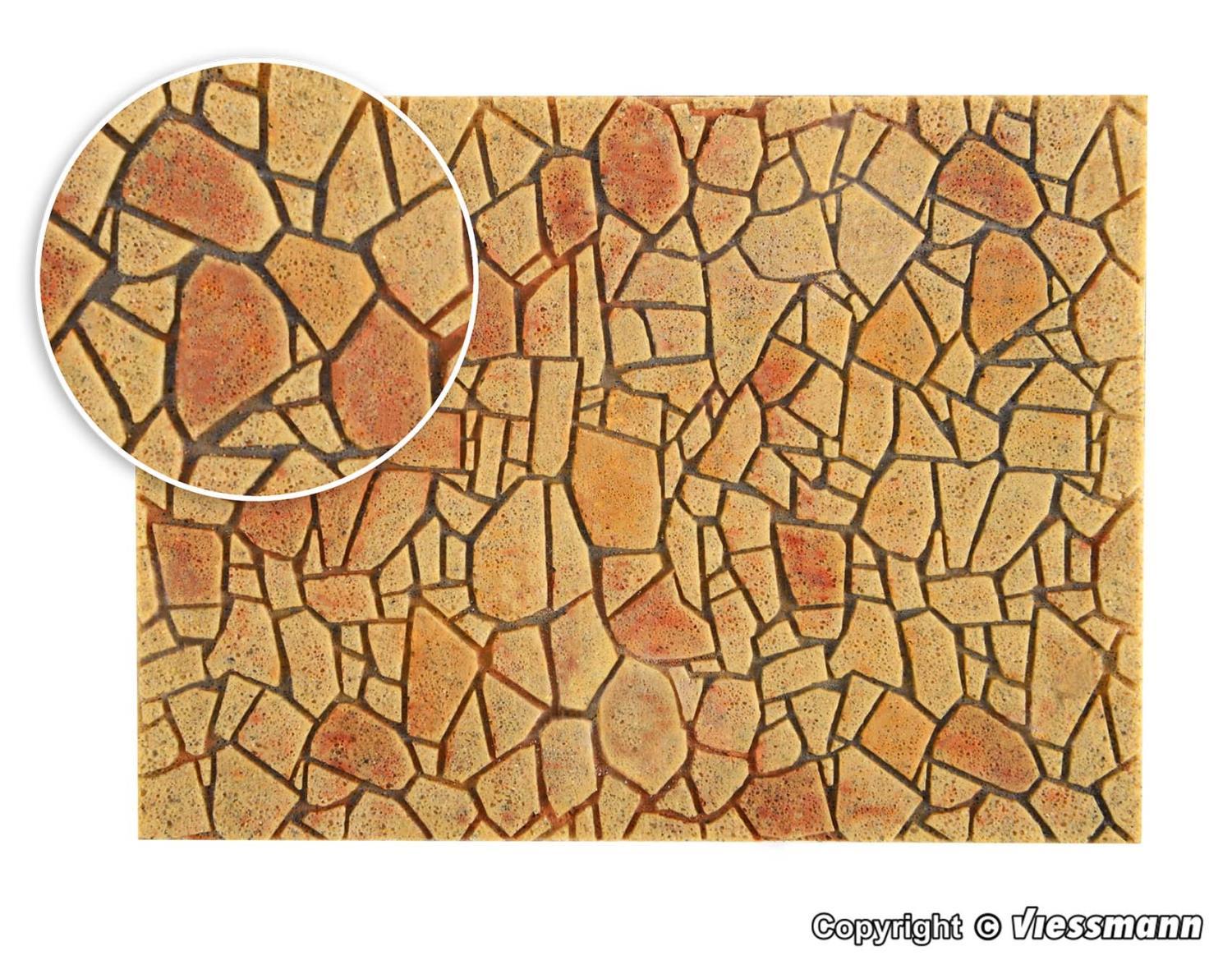 Vollmer 48727 0 Polygonalplatte, mediterran