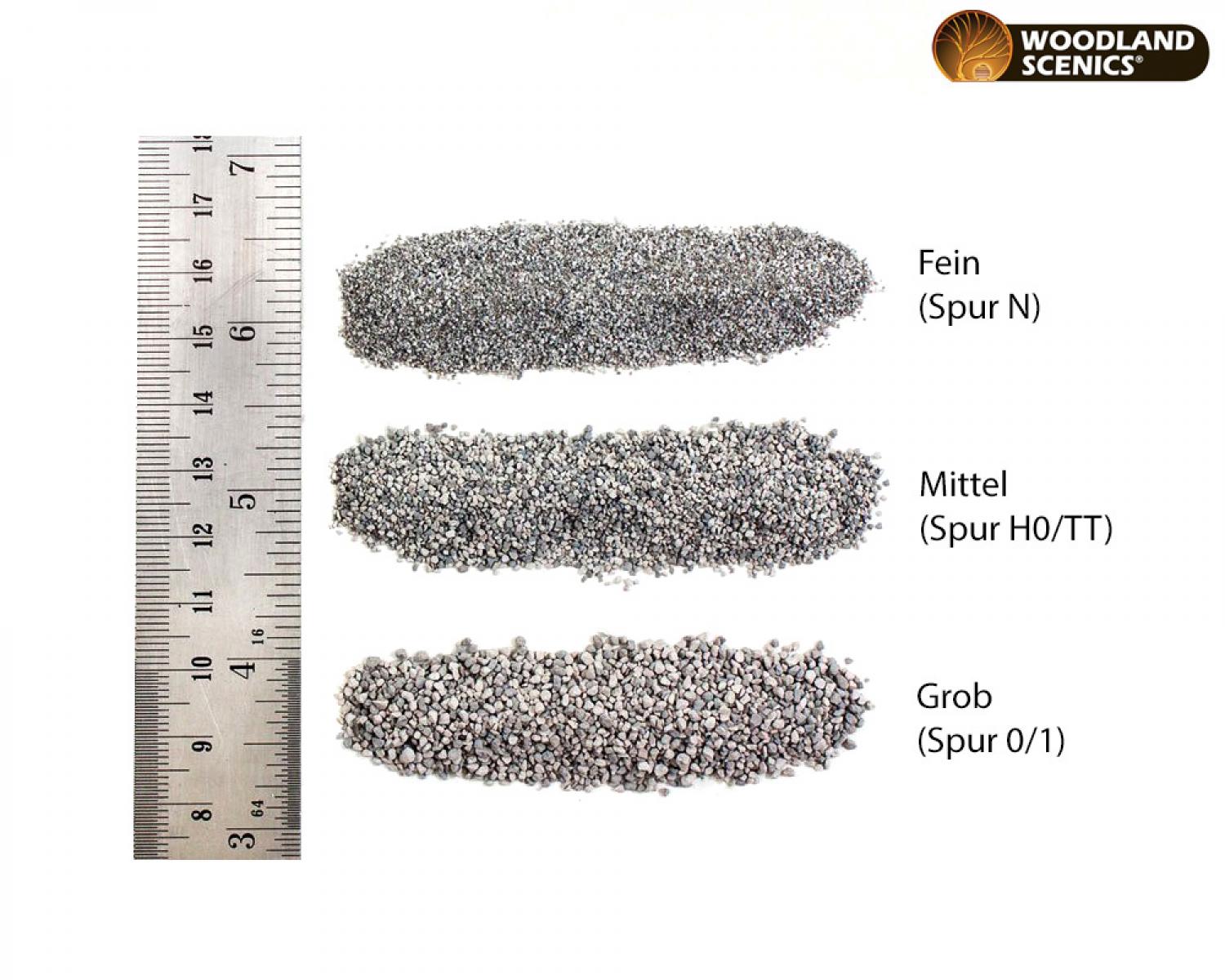 Woodland WB94 Grey Blend Ballast (Bag)