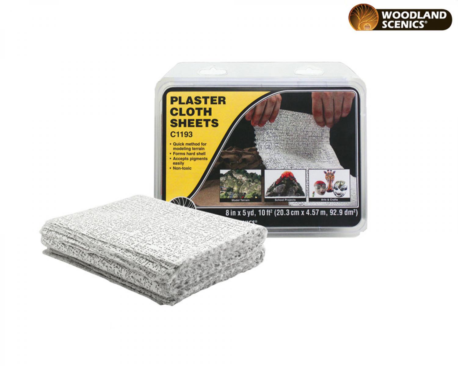 Woodland WC1193 Plaster Cloth Sheets (x30)