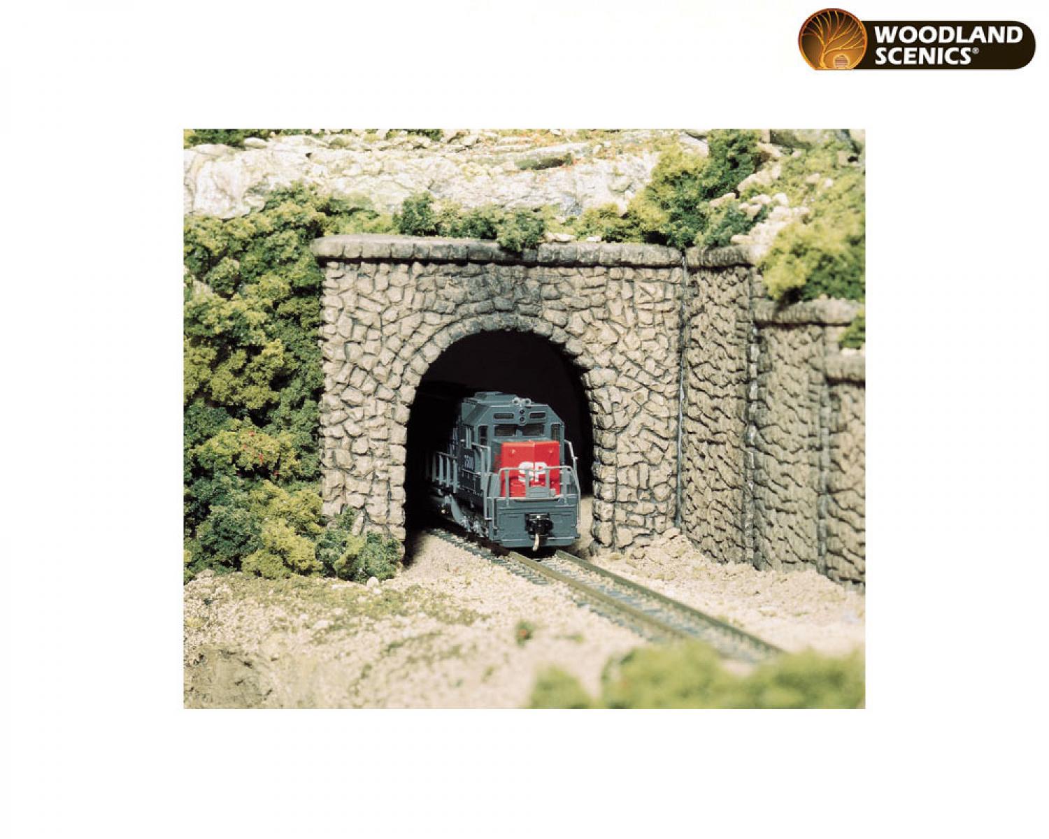 Woodland WC1255 HO Random Stone Single Tunnel Portal