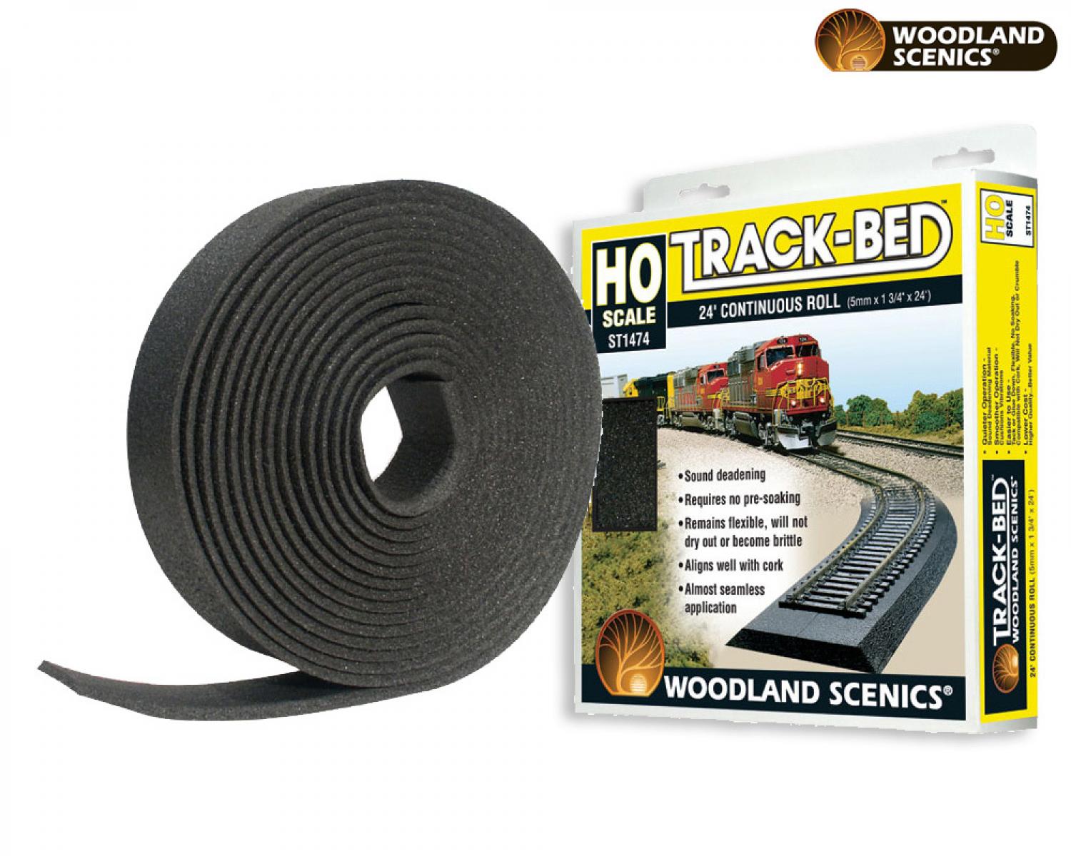 Woodland WST1474 track-bed Gleisbettung H0 (7,3m)