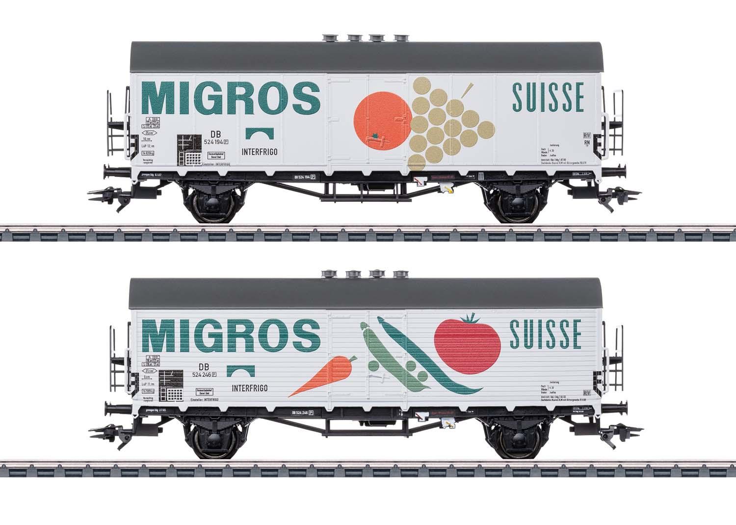 Märklin 46173 Kühlwagen-Set Migros DB