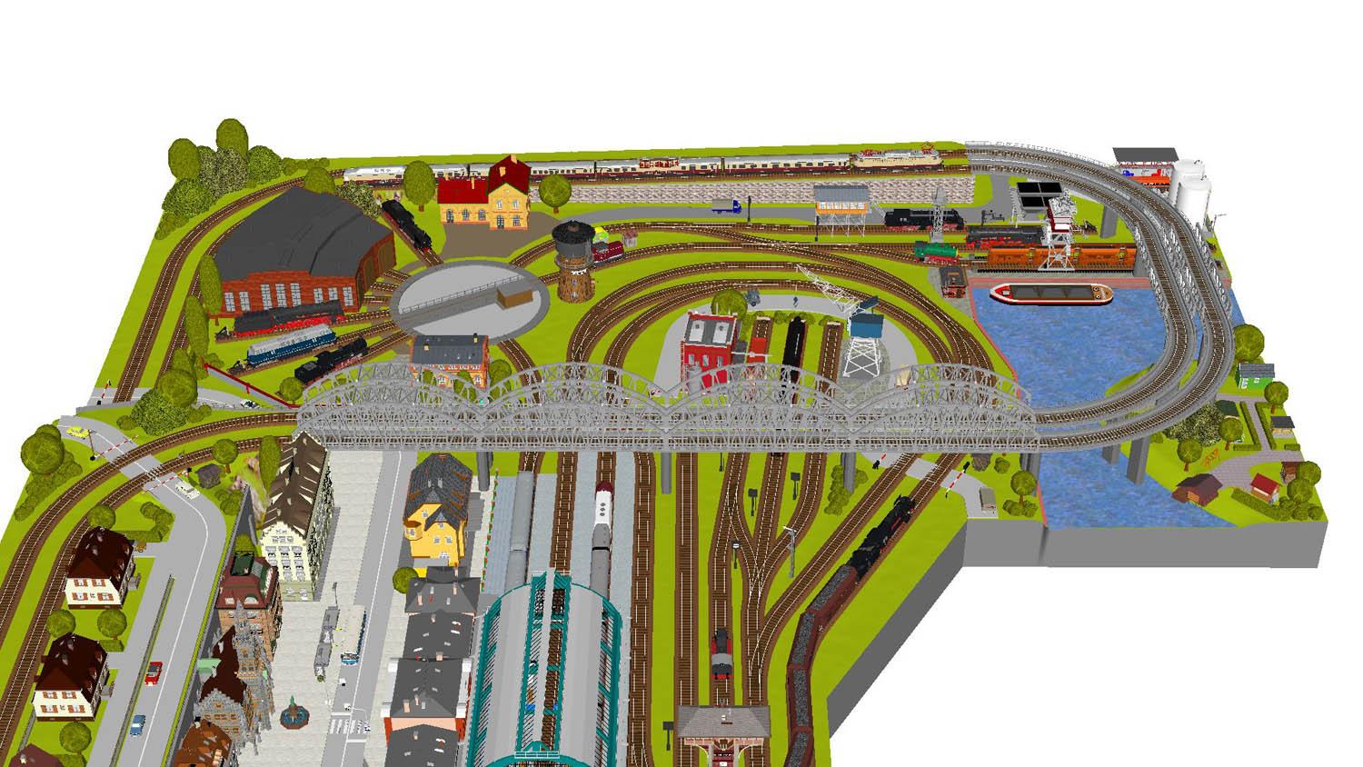 GPM-020 M-Gleisplan Bonn (150x370x250)