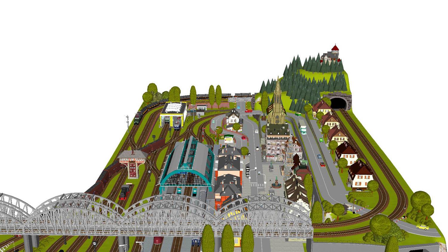 GPM-020 M-Gleisplan Bonn (150x370x250)