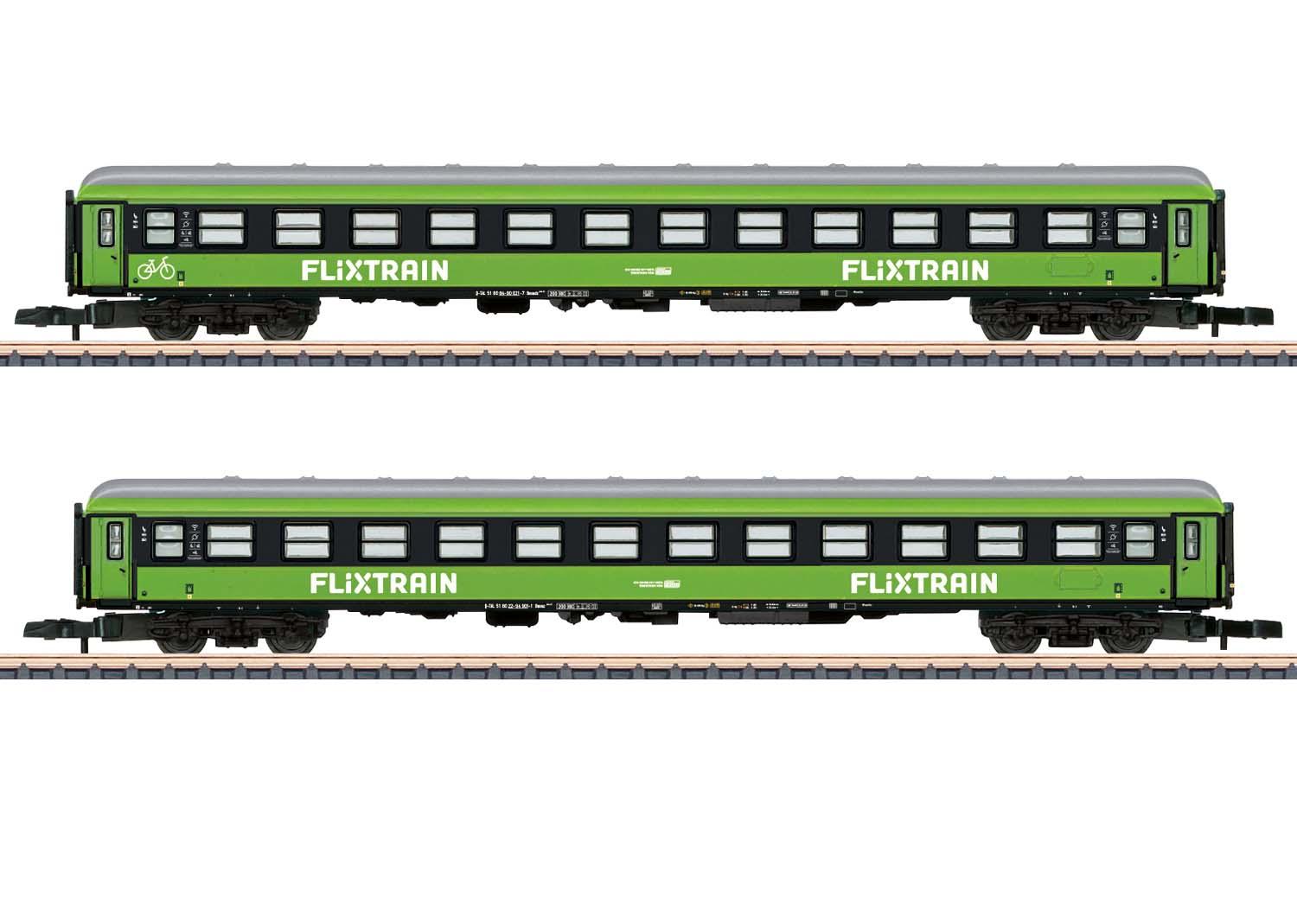 Märklin Z 87404 Wagen-Set 2 Flixtrain (MHI)