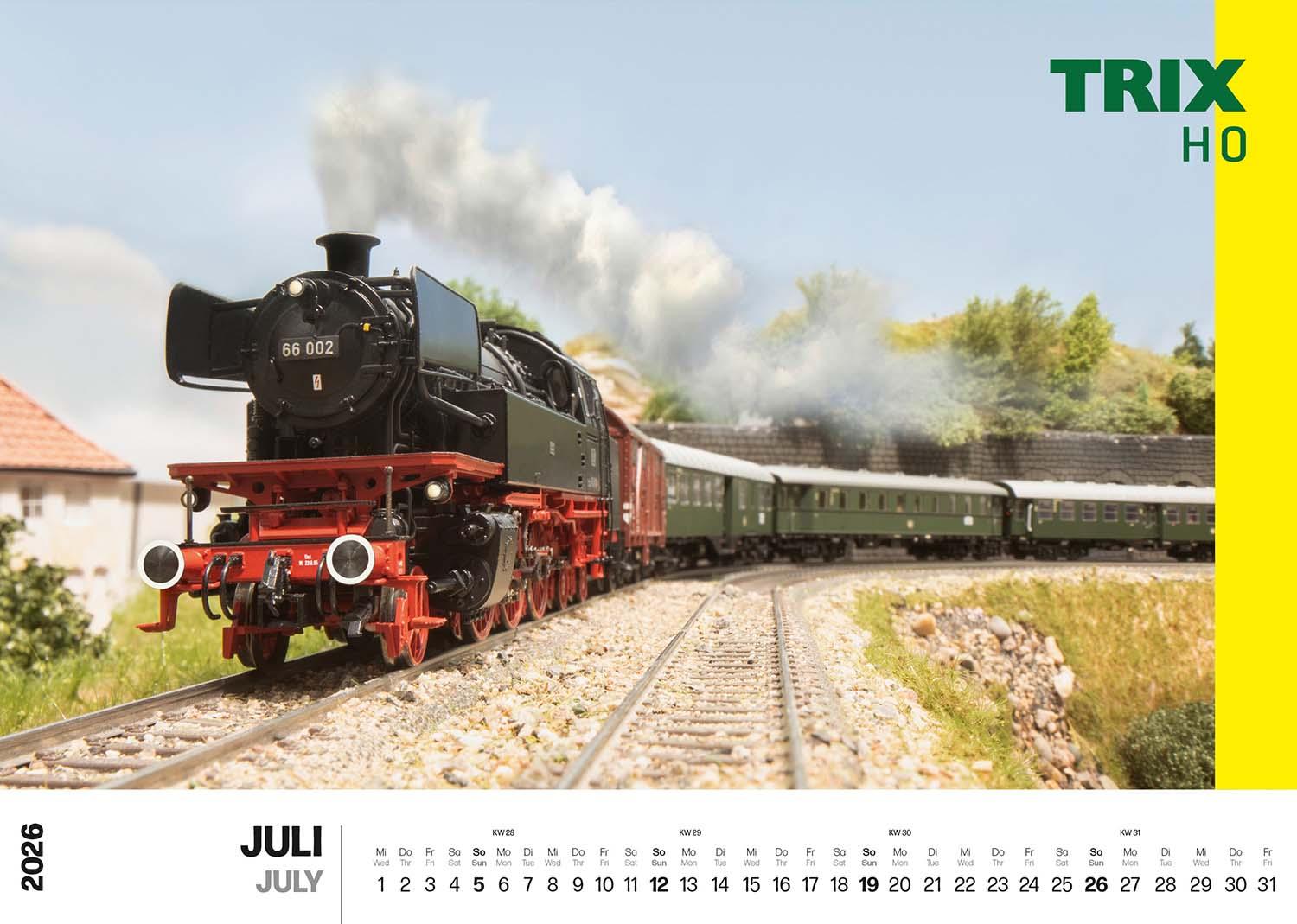 19726 Märklin/Trix Wandkalender 2026