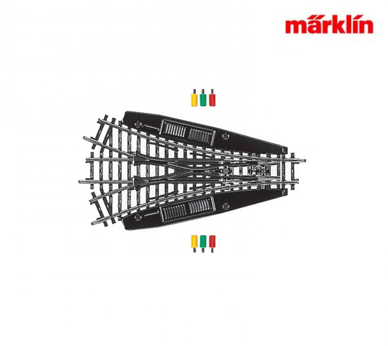 Märklin 2270 Dreiwegweiche R424,6 mm