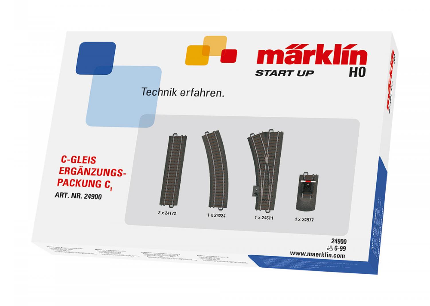 Märklin 24900 C-Gleis Ergänzungspackung C1