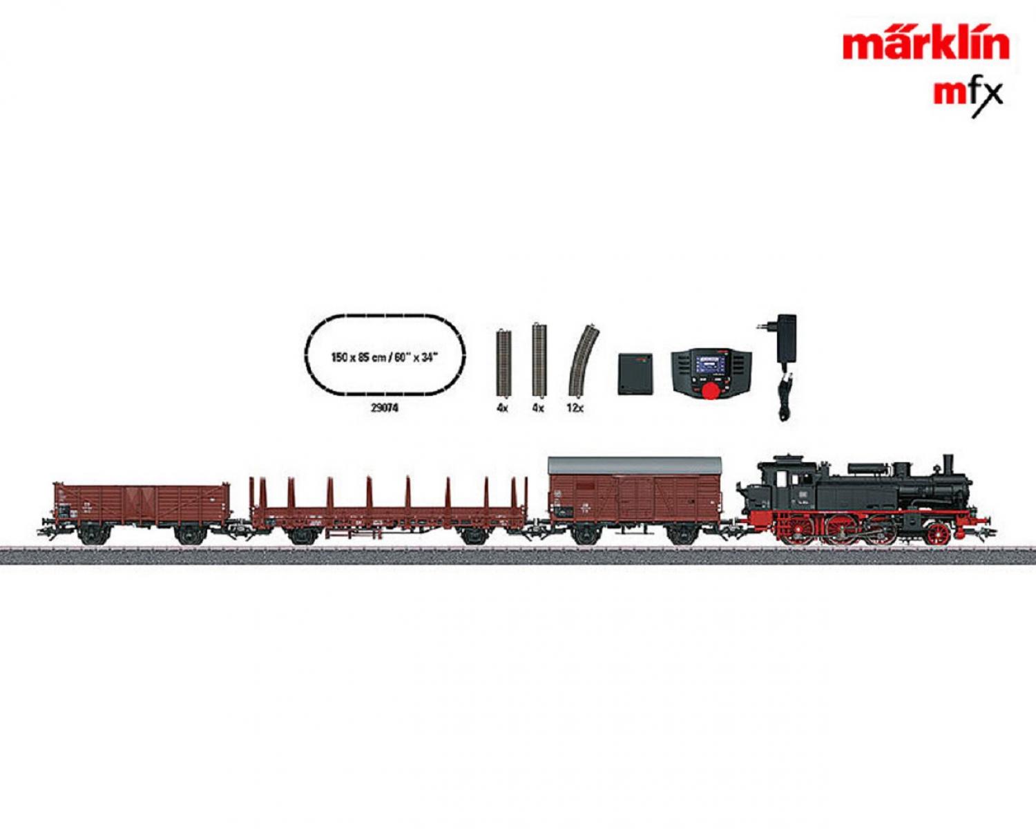 Märklin 29074 Digital-Startpackung m.BR 74