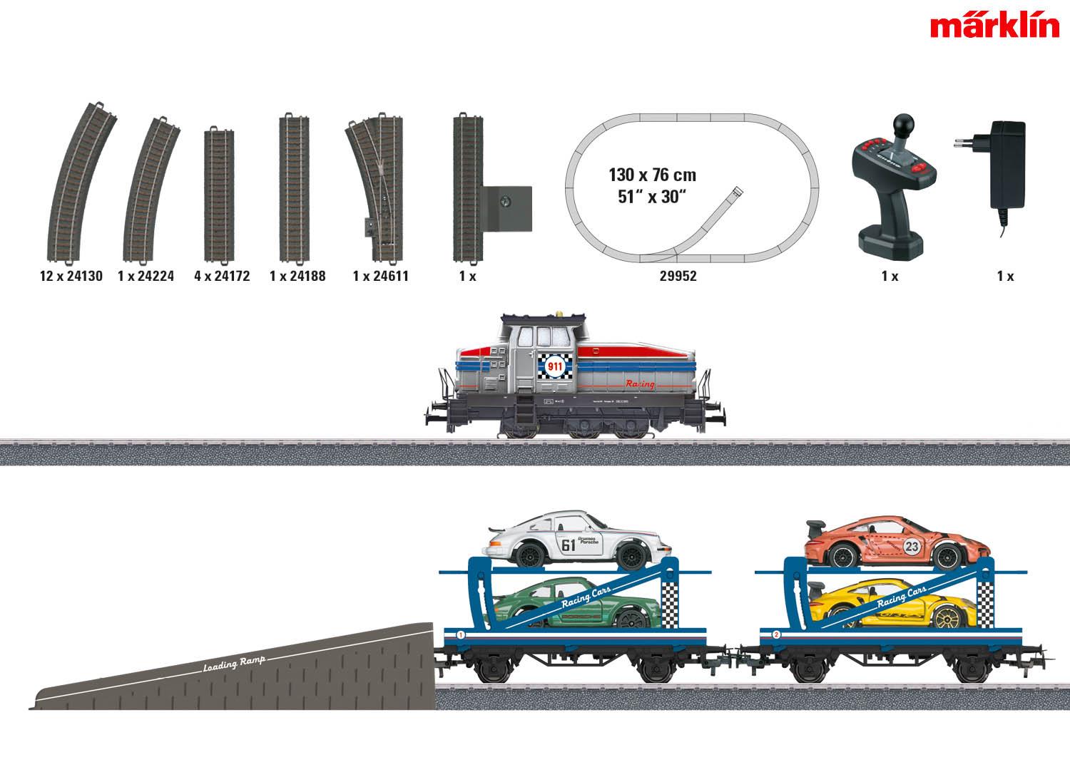 Märklin 29952 Startpackung Autotransportzug