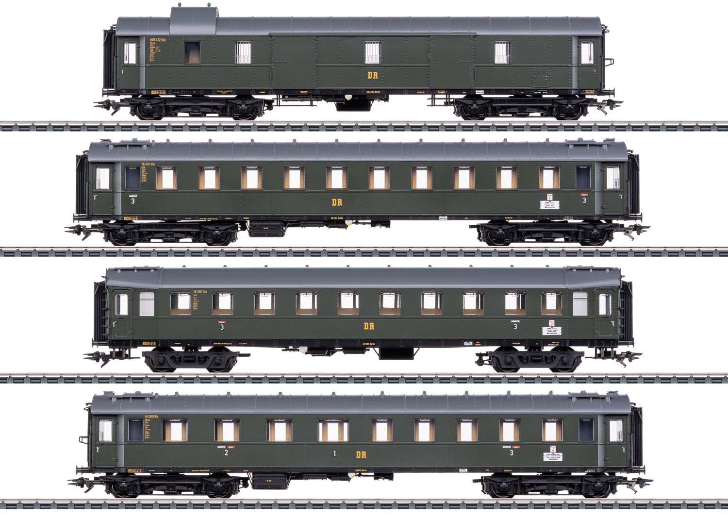 Märklin 42514 Schnellzugwagen-Set DR/DDR