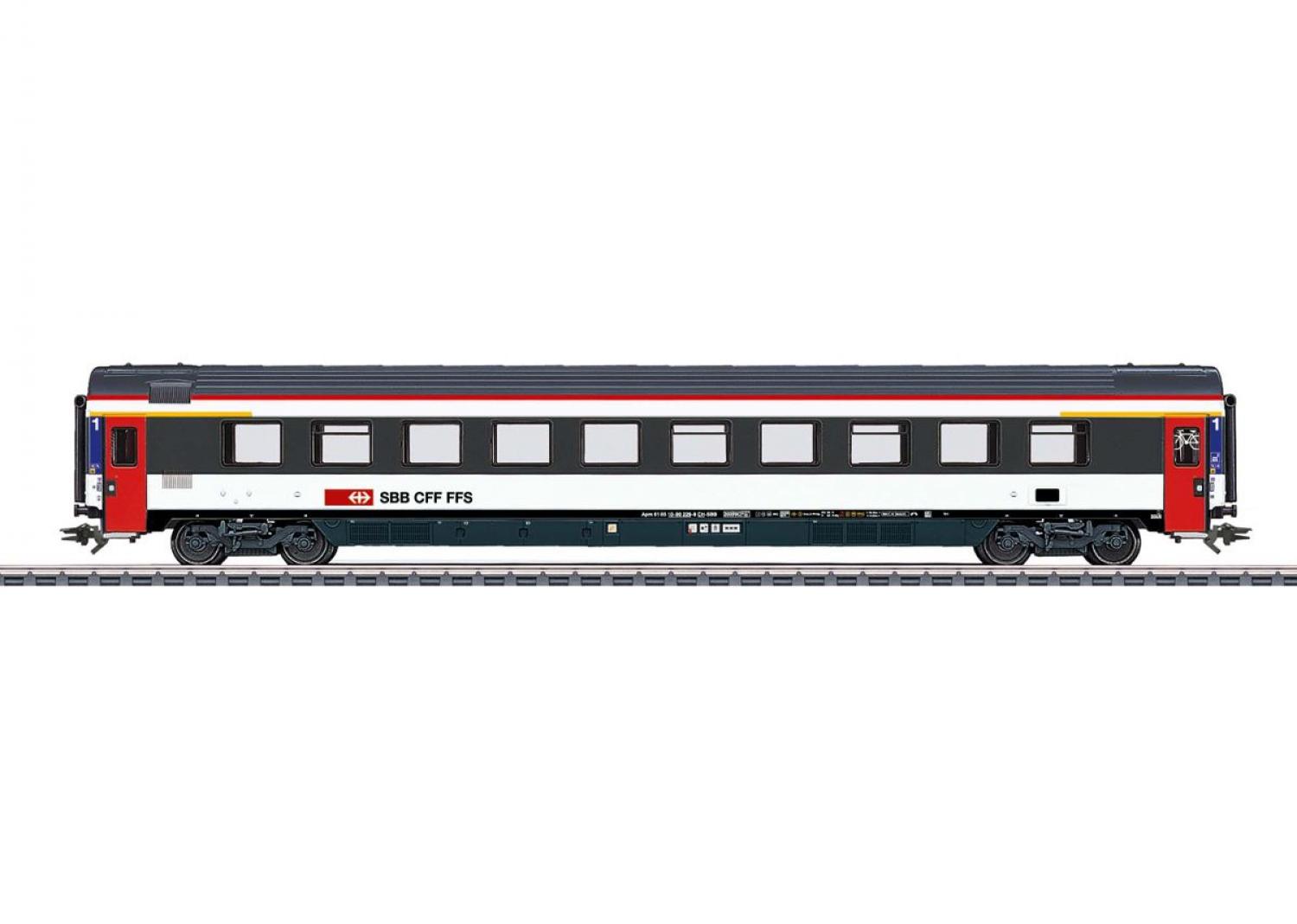 Märklin 43673 EuroCity-Schnellzugwagen Apm SBB
