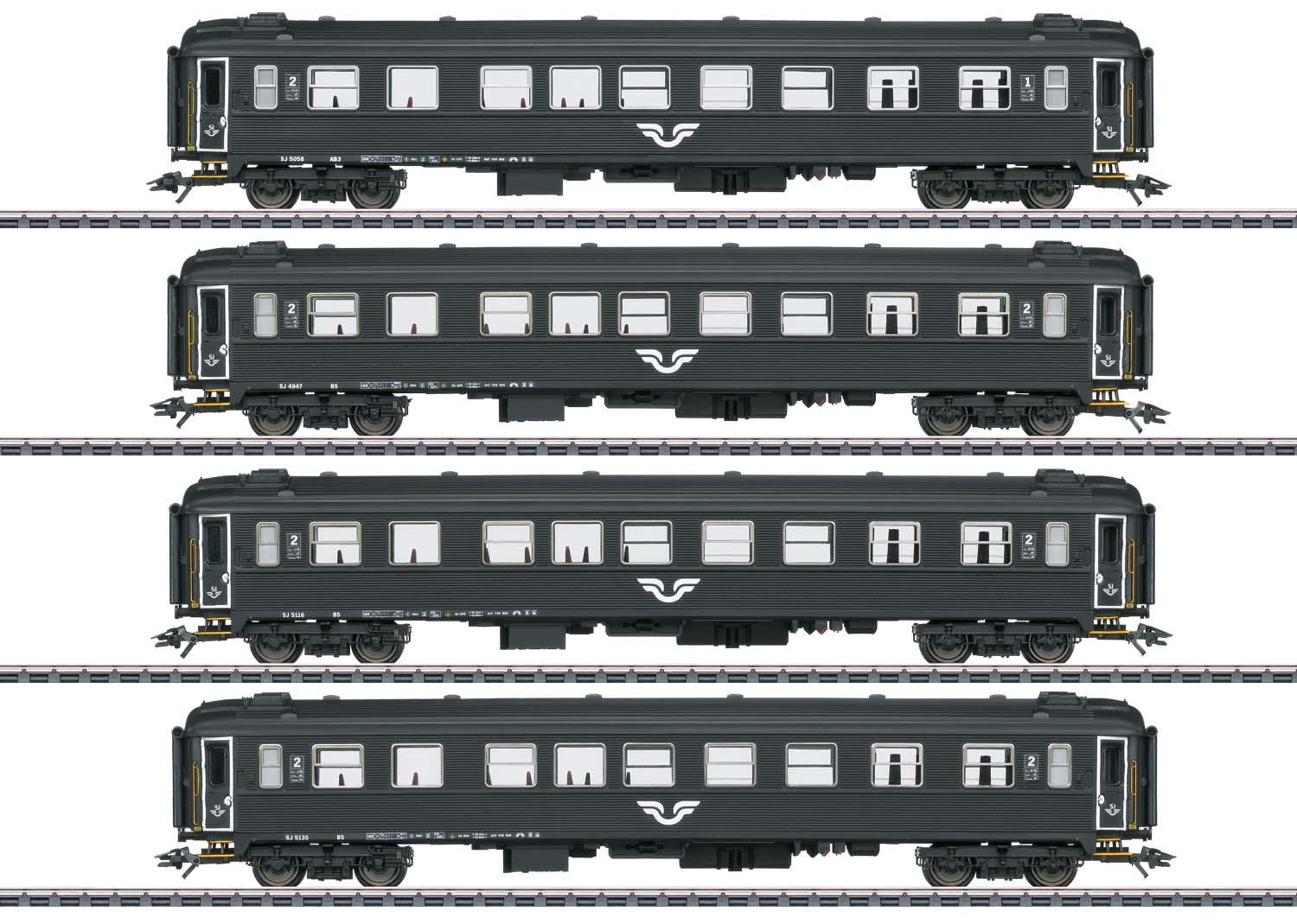 Märklin 43788 Personenwagen-Set B1 SJ