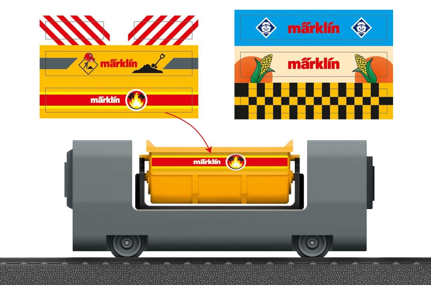 Märklin 44141 Kippwagen mit Sticker