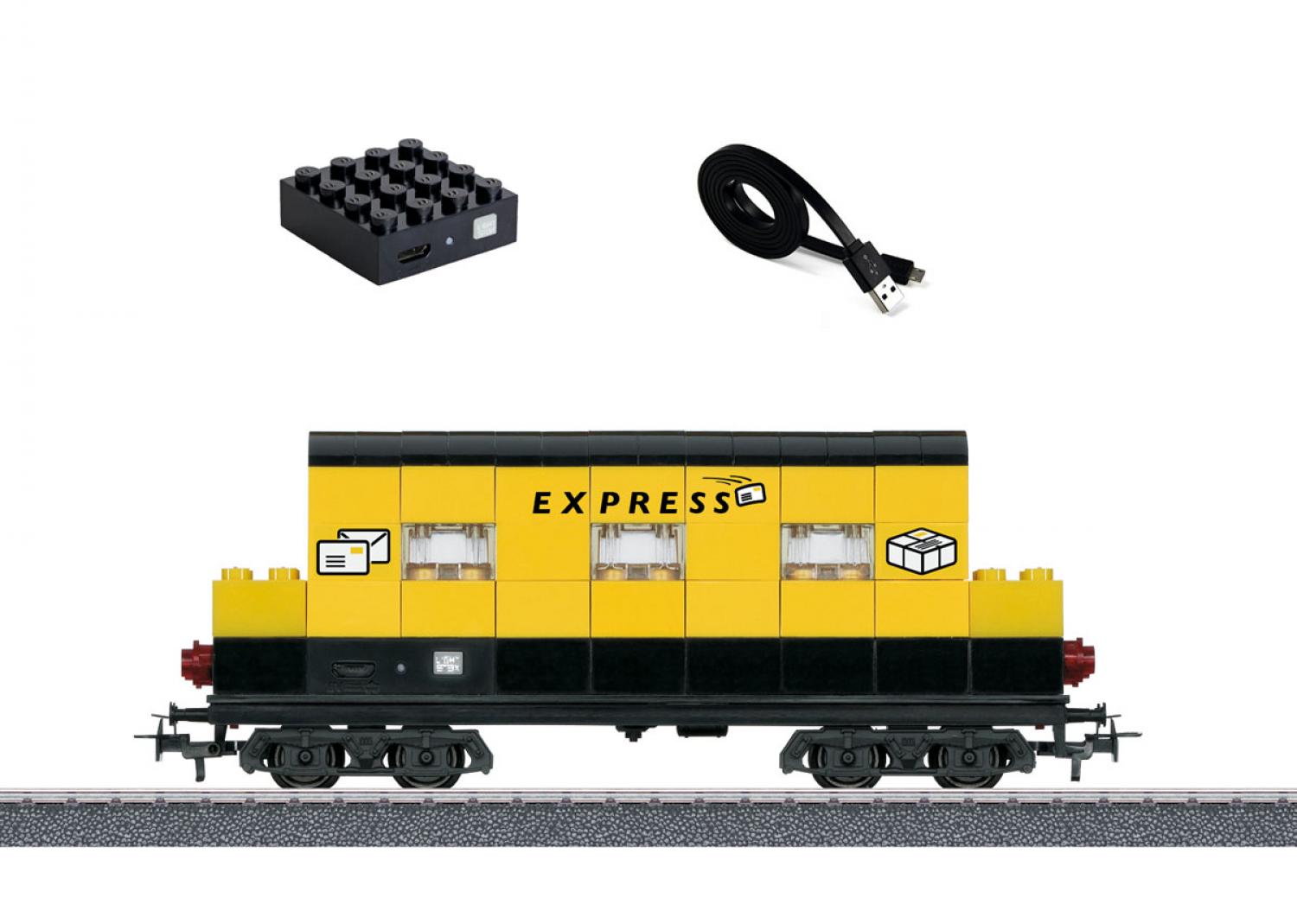 Märklin 44737 Bausteinwagen mit Lichtbaustein