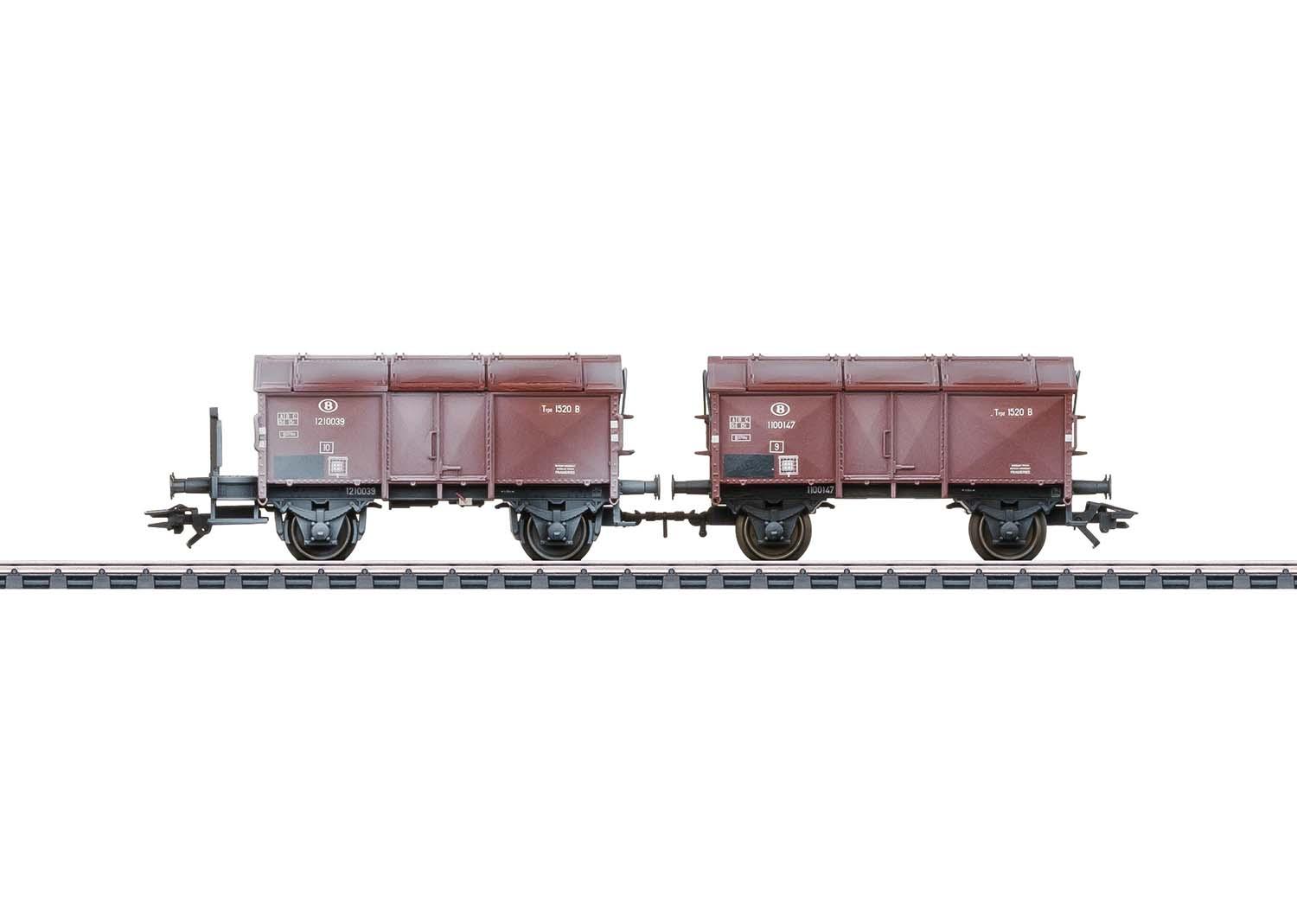 Märklin 46018 Klappdeckelwagen-Set SNCB