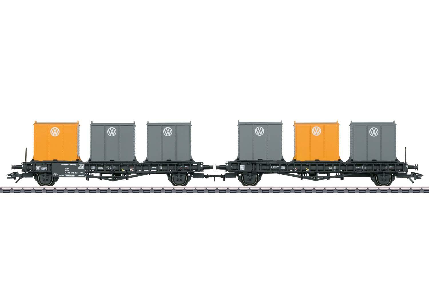 Märklin 46663 Behältertransport-Doppelwagen