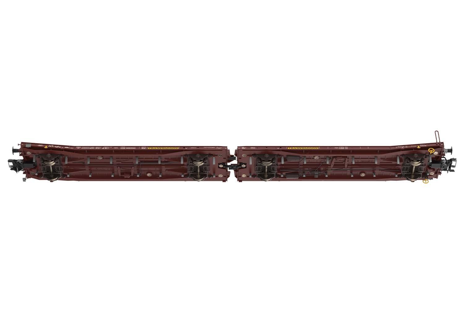 Märklin 47430 Flachwagen-Set DB AG beladen