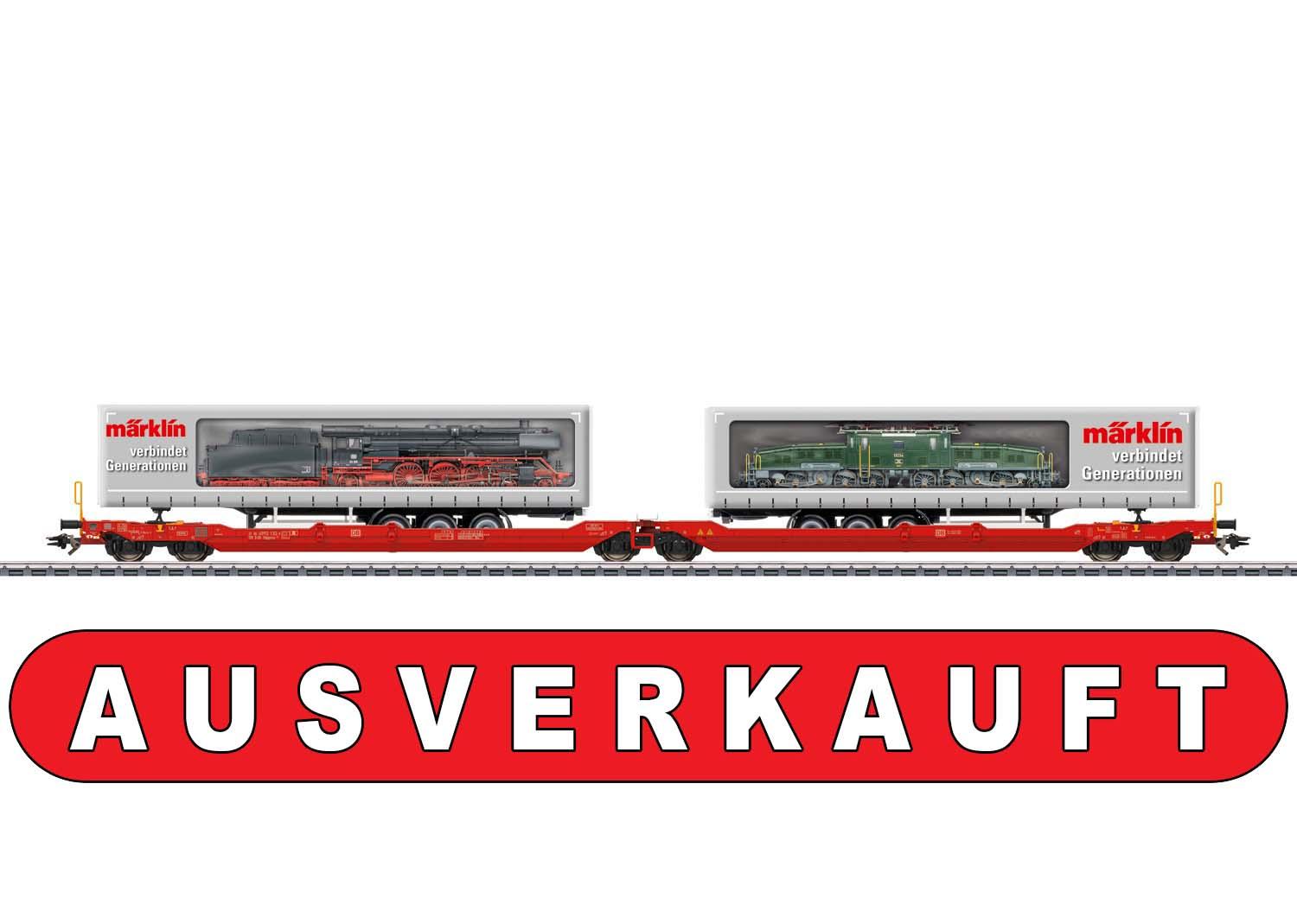 Märklin 47477 Gelenk-Taschenwagen DB AG