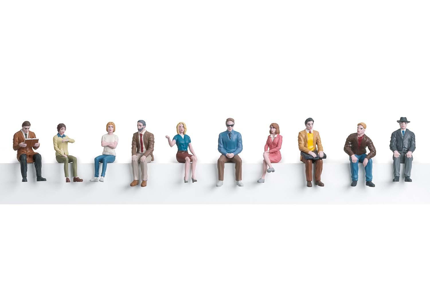 Märklin 56409 Figuren sitzend 10 St.
