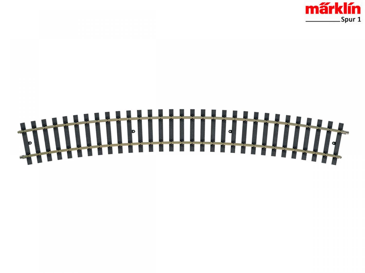 Märklin 59076 Gleis geb. 22,5° 1550 mm(H1071)