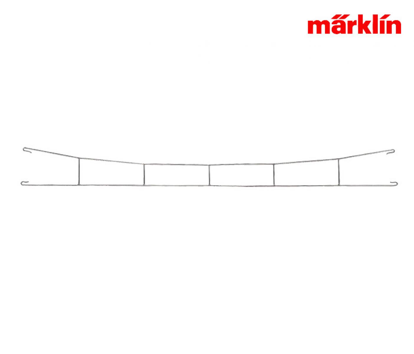 Märklin 70203 Fahrdrahtstück 203 mm (5 Stück)