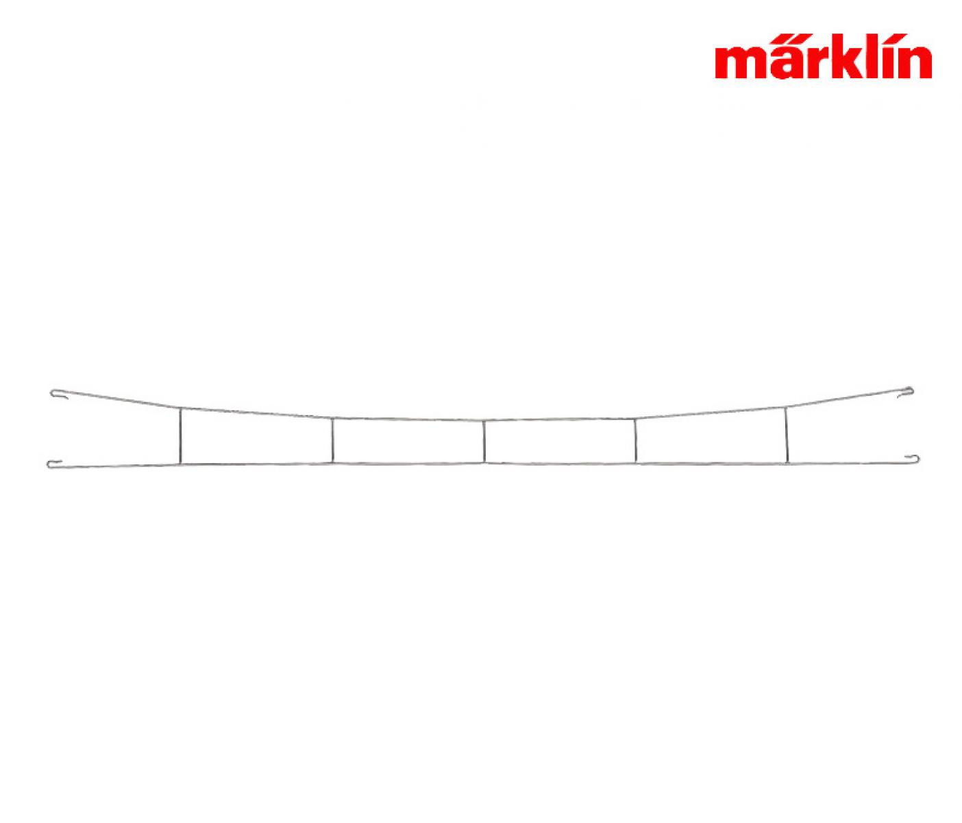 Märklin 70228 Fahrdrahtstück 228 mm (5 Stück)