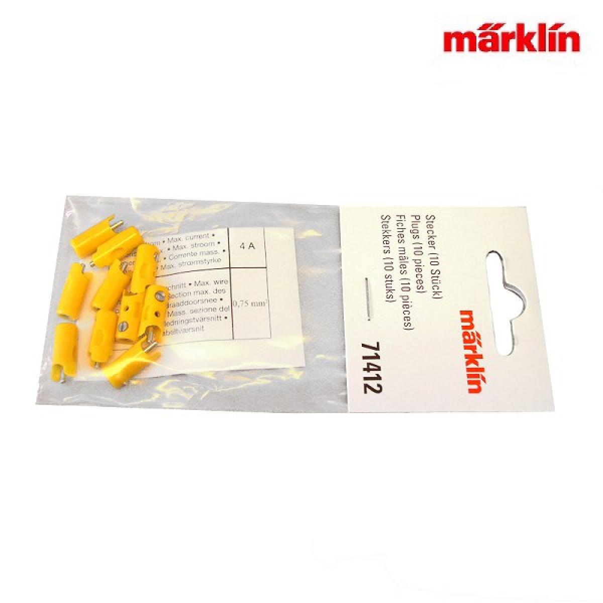 Märklin 71412 Stecker gelb (10 Stück)