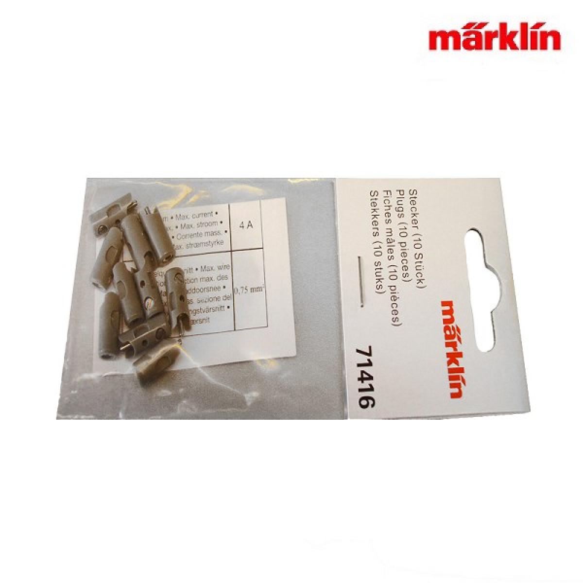 Märklin 71416 Stecker grau (10 Stück)