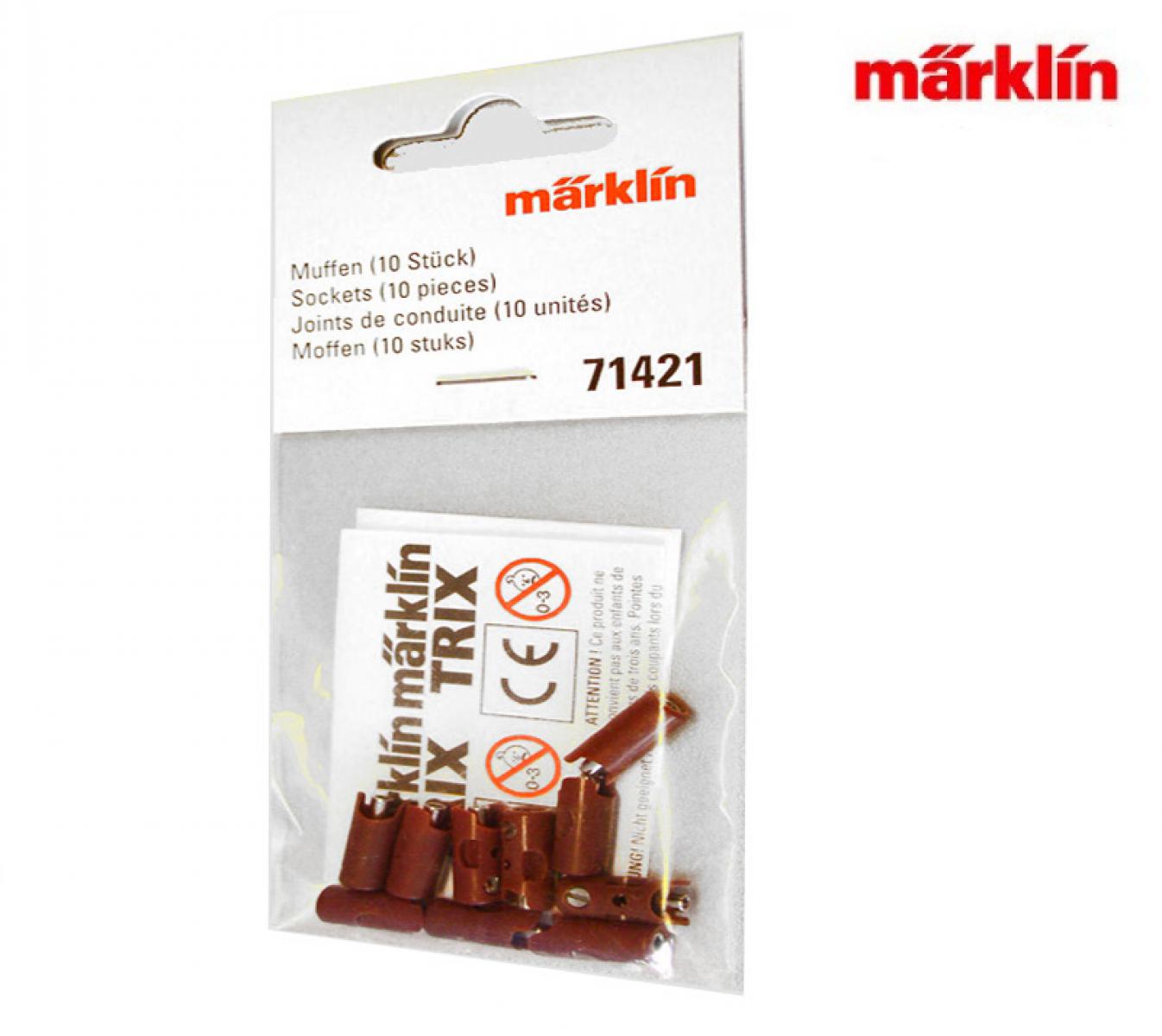 Märklin 71421 Muffe braun  (10 Stück)