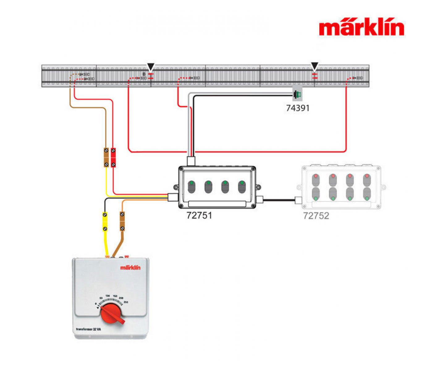 Märklin 74380 Lichtvorsignal