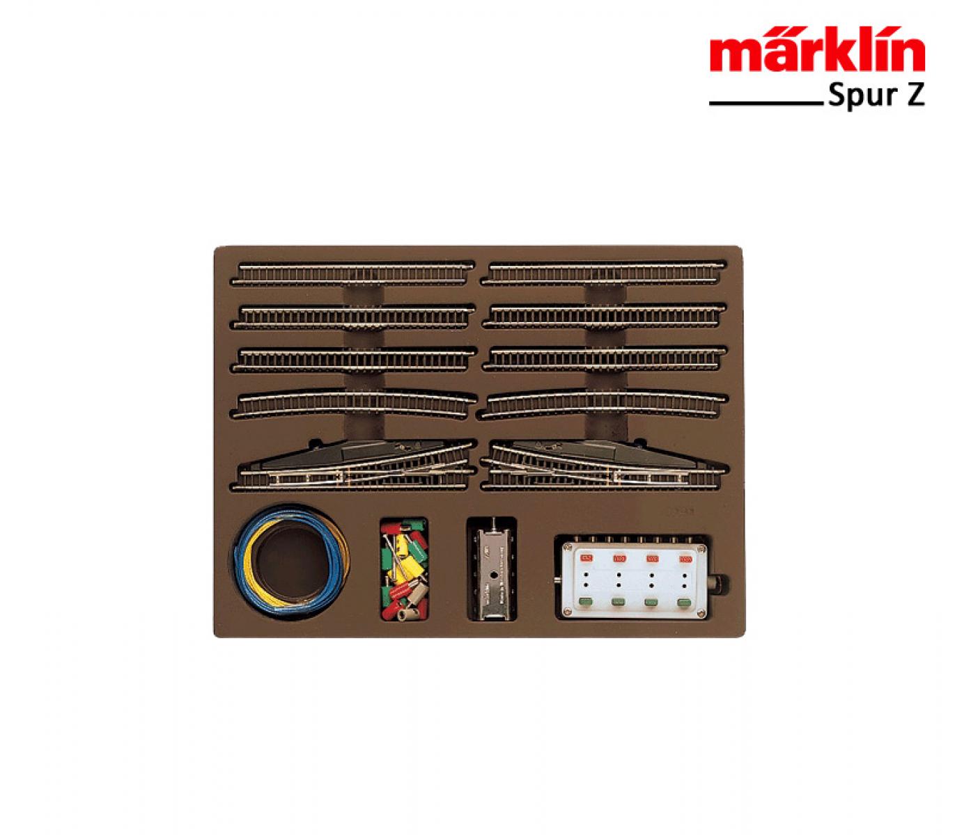 Märklin 8191 Ergänungspackung E mit elekt. Weichen