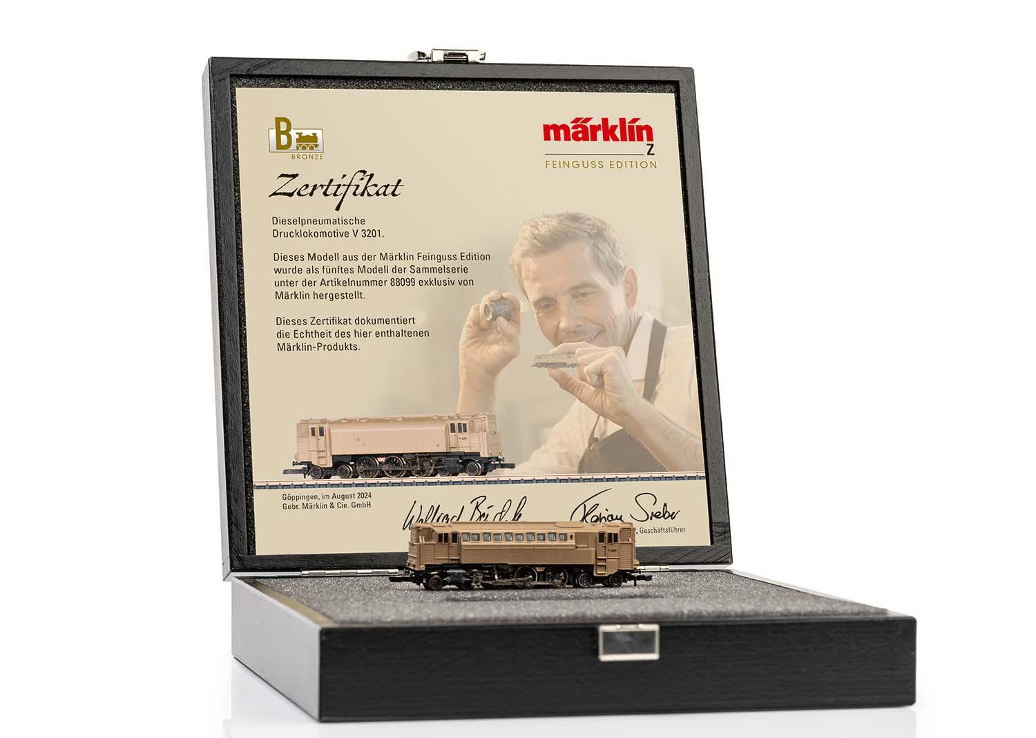 Märklin Z 88099 Dieseldruckluftlok V 3201 DRG