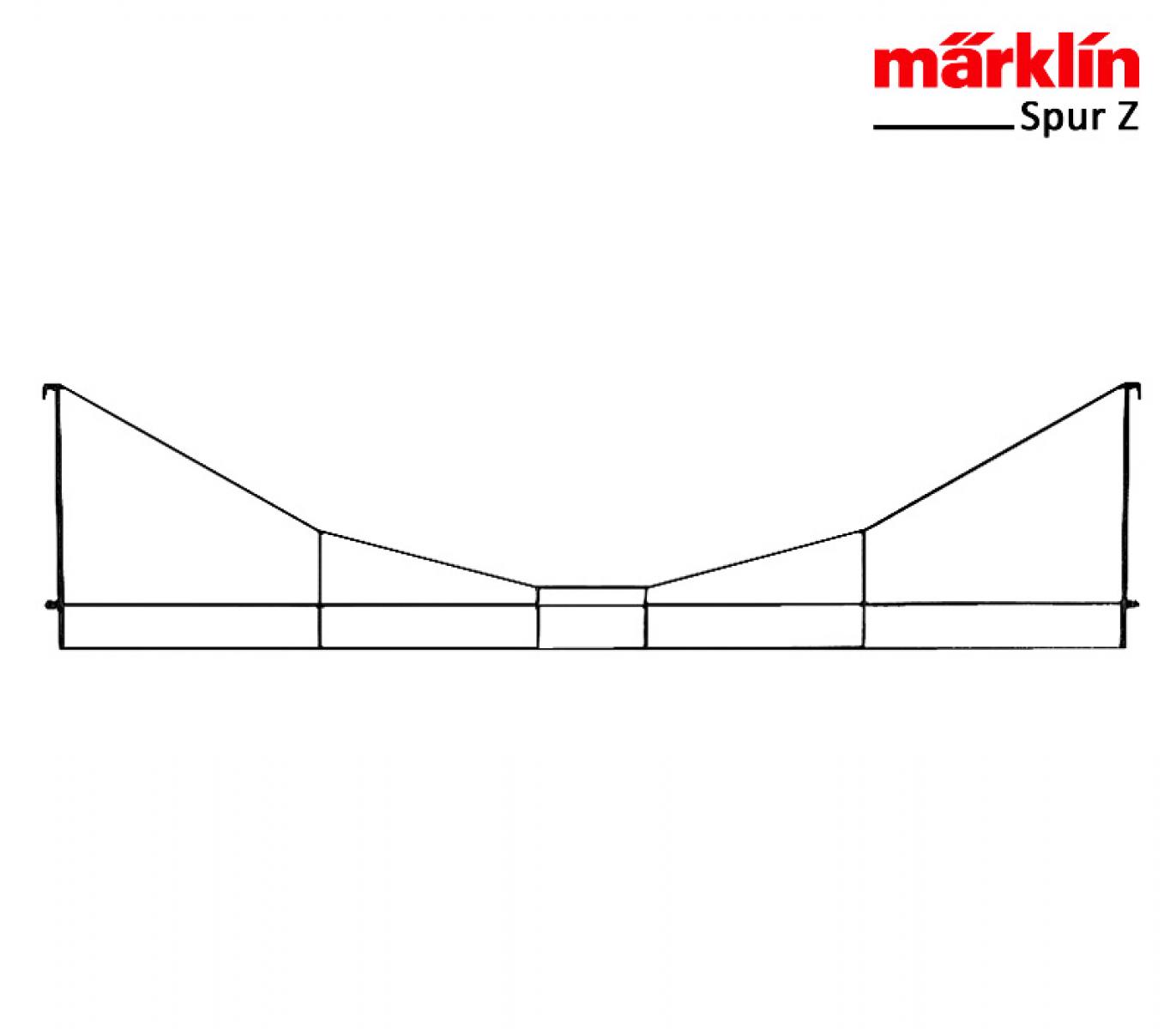 Märklin Z 8924 Querverbindung 123 mm