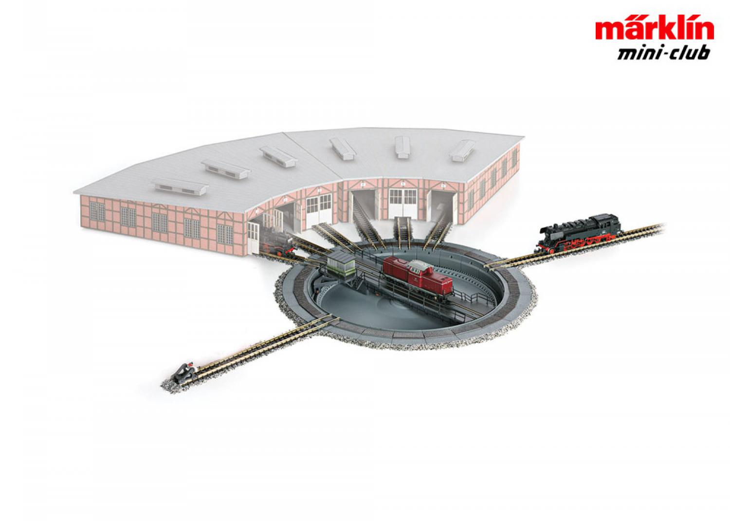 Märklin 89983 Drehscheibe mit 8 Gleisanschlüssen