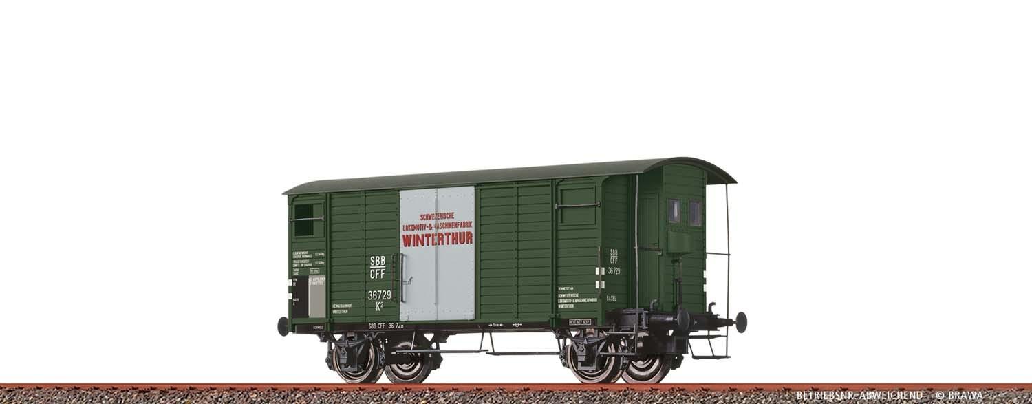 BRAWA 50990 H0 GÜW K2 SBB II, Lok-u.Masch.