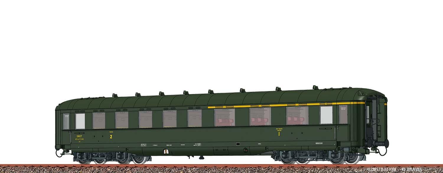 BRAWA 51123 H0 PEW A3B5myfi SNCF III DC+LED