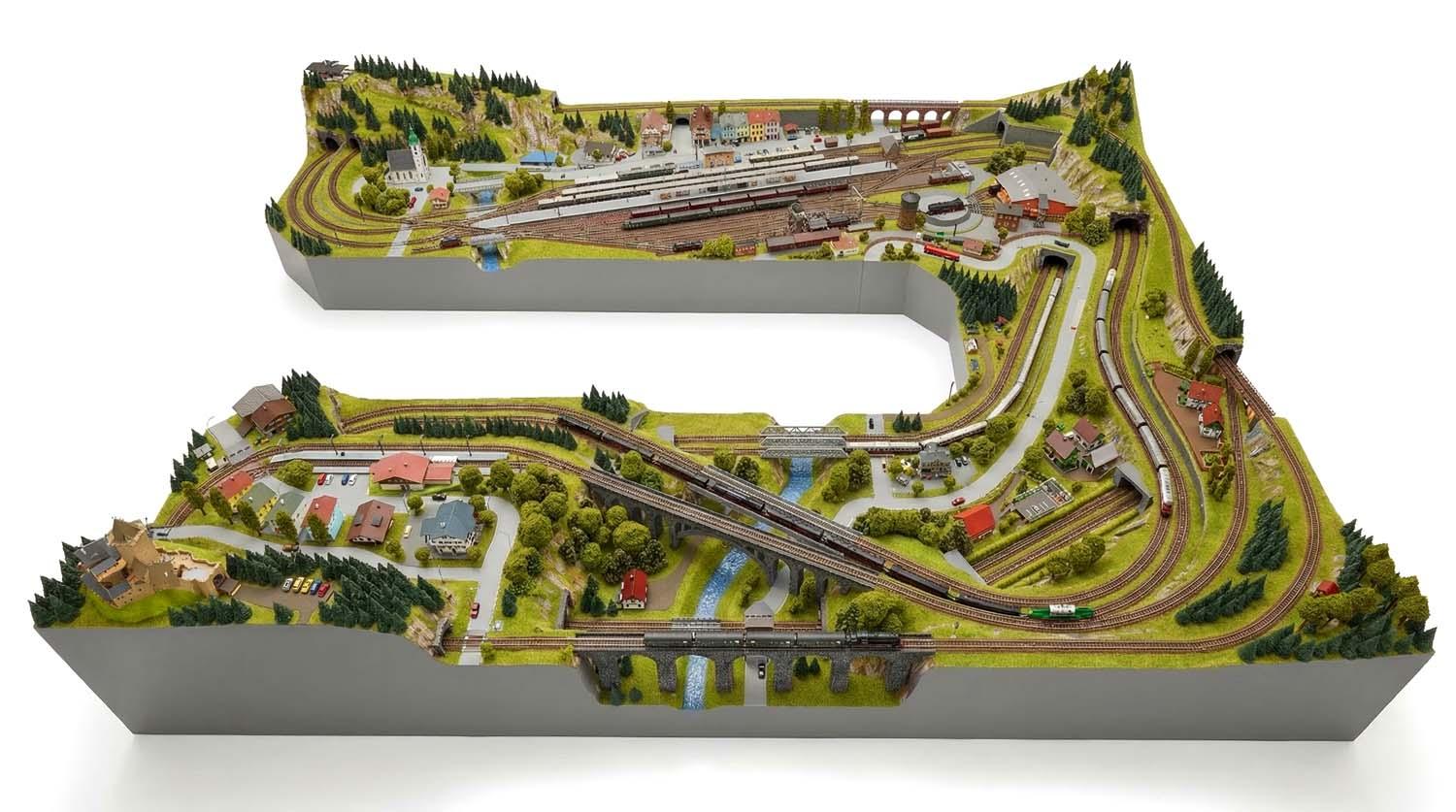 GP5-0090 C-Gleisplan Benzertal 450x350x410cm