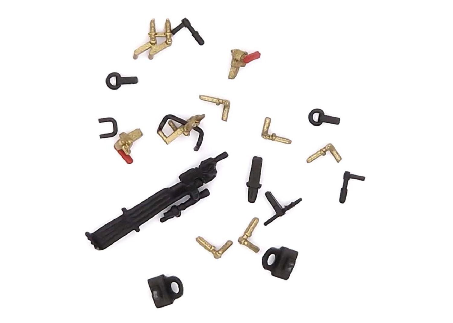 Märklin E291188 Ventile, Ösen, Griffe, Antenn