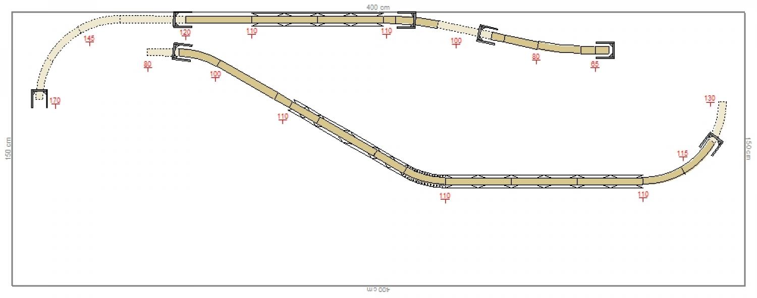 GP4-0070 C-Gleisplan Eschbronn 400x150 (ohne SBF)