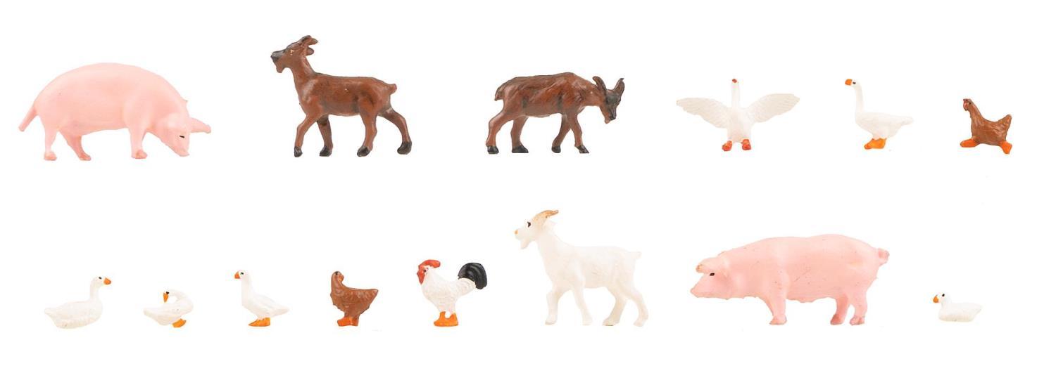 Faller 151920 Kleinvieh 14 Tiere