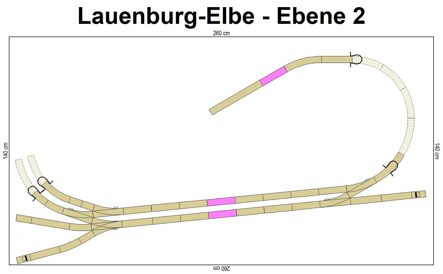 GP3-0190 C-Gleisplan Lauenburg/Elbe 260x140