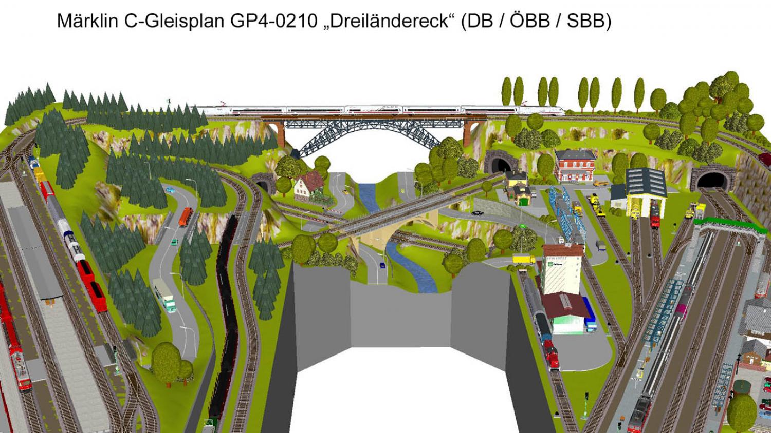 GP4-0210 C-Gleisplan Dreiländereck (400x350x400)
