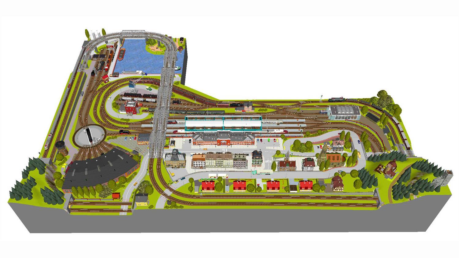 GP4-0220 C-Gleisplan Bonn (160x400x290)