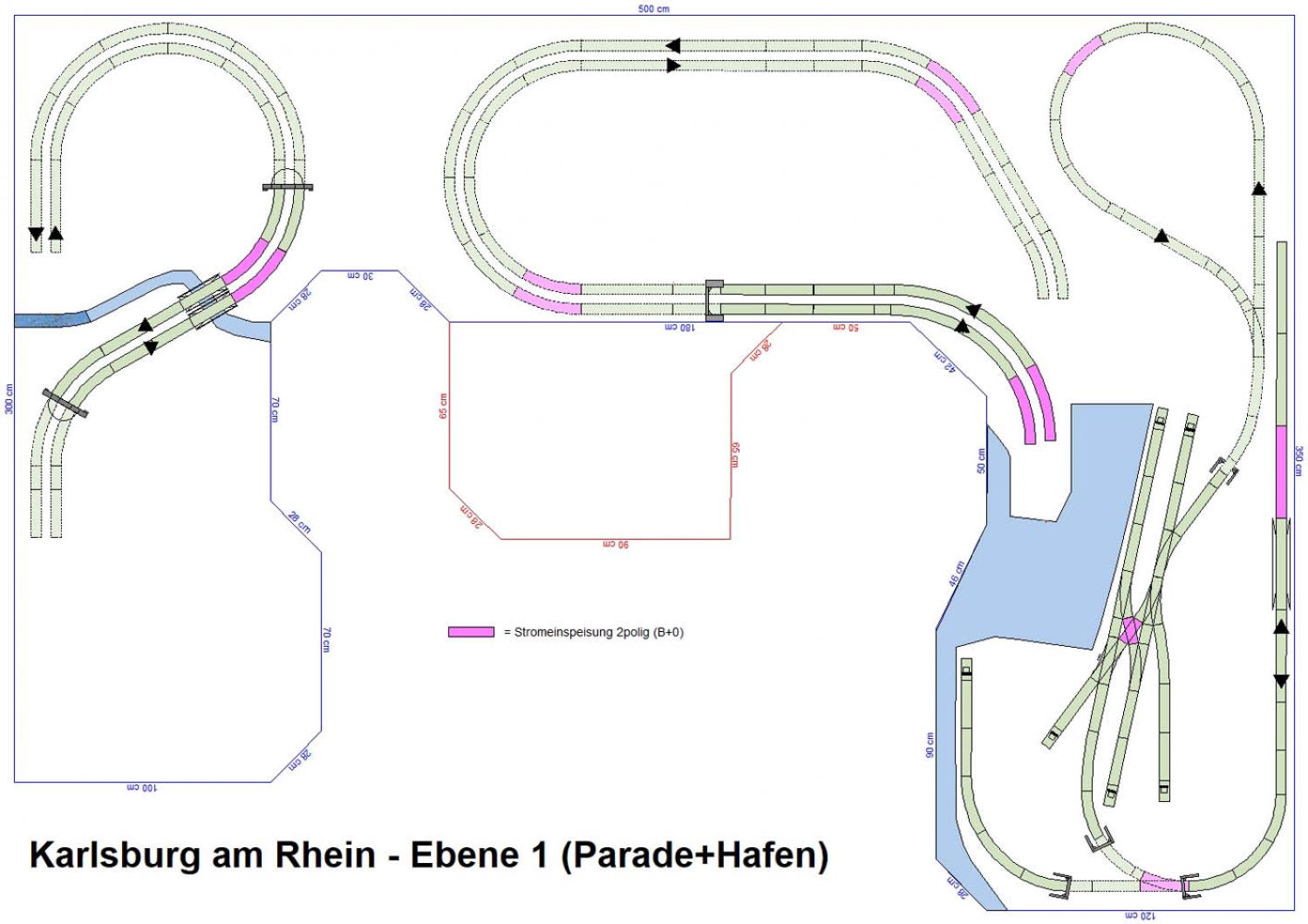 GP5-0070 C-Gleisplan Karlsburg 300x500x350 (E-Form)