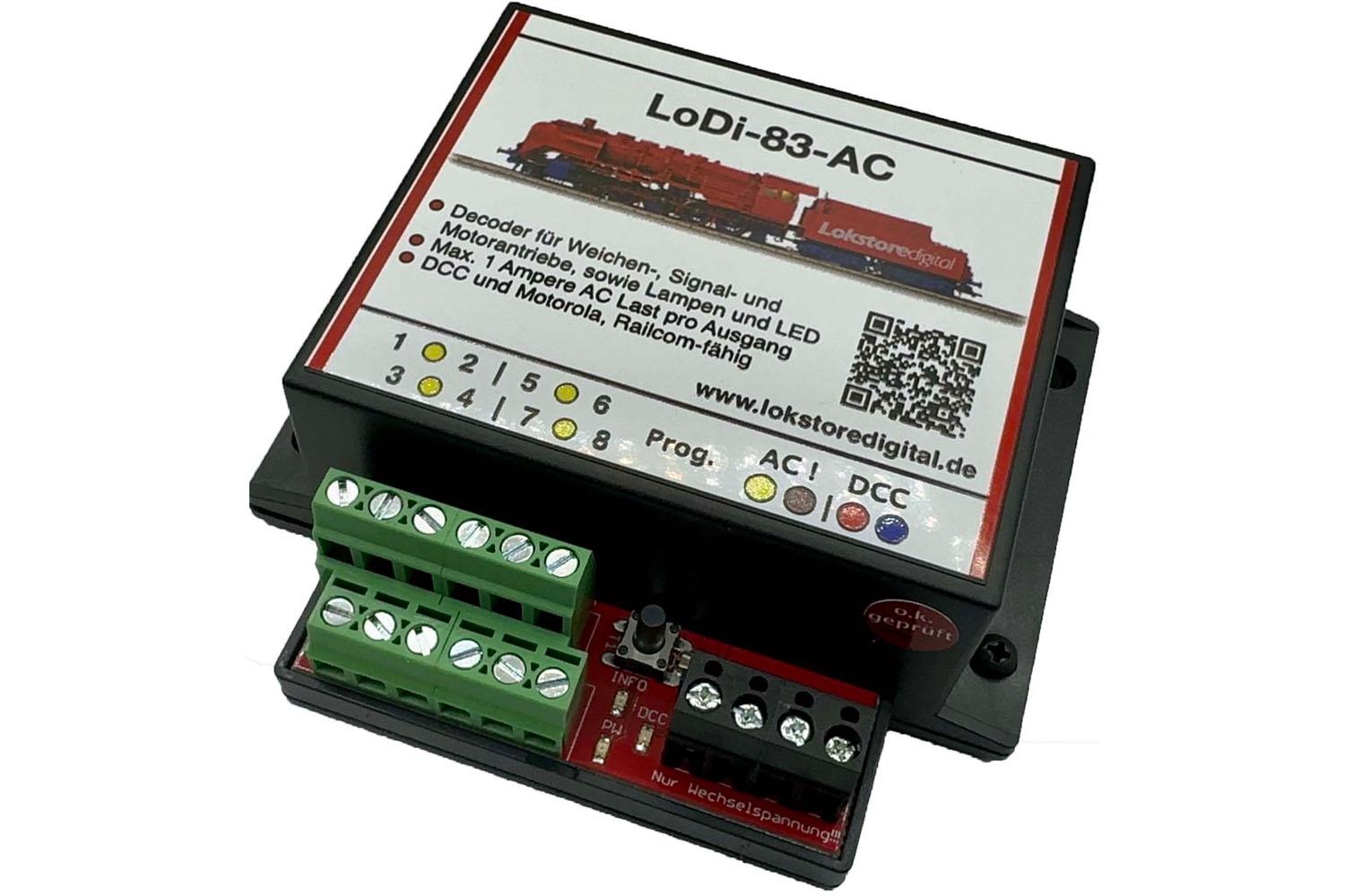 230 LoDi-83-AC Weichen-Decoder (MM/DCC)