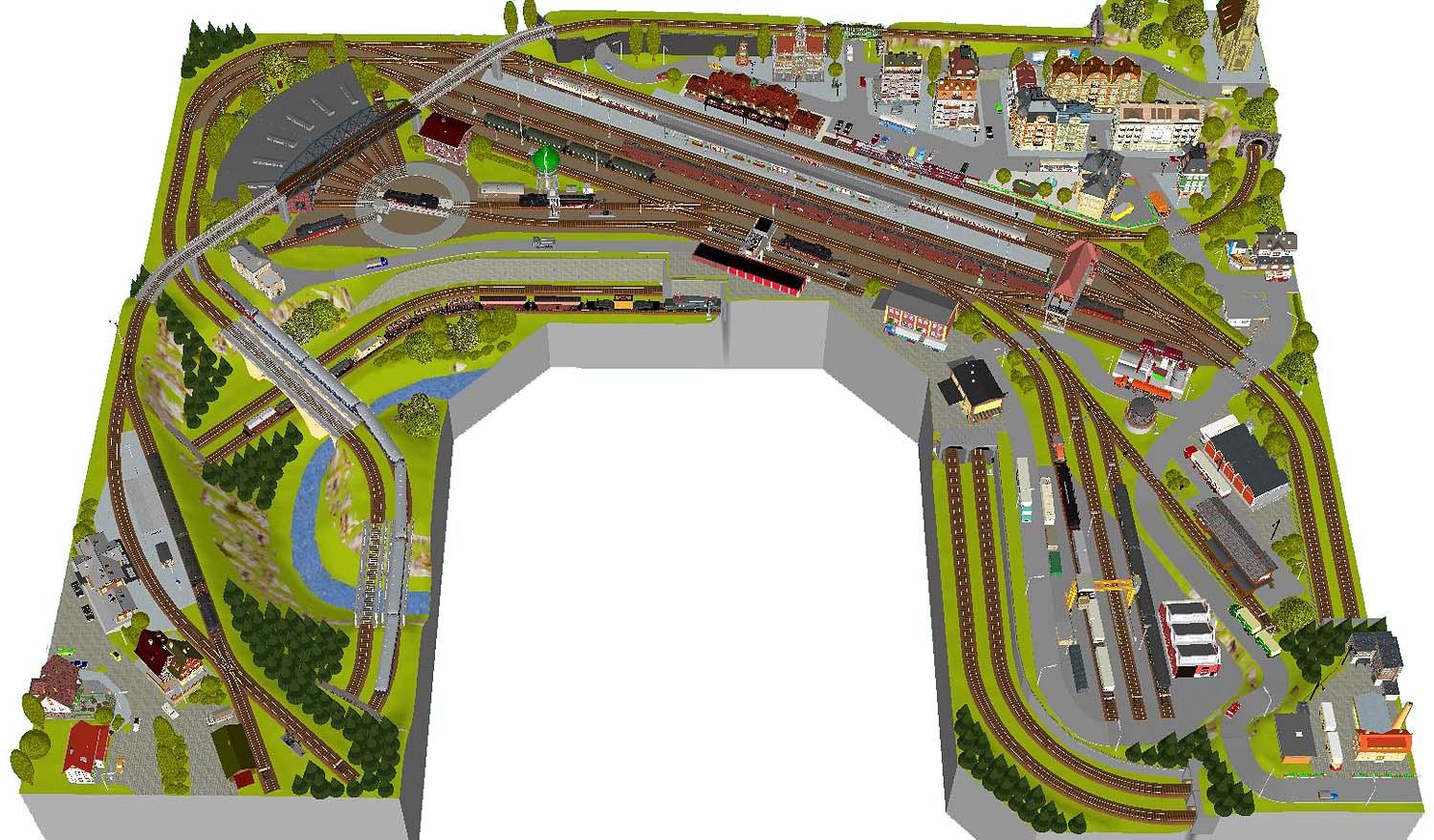 GP4-0130 C-Gleisplan Moritzburg (300x370x300cm)